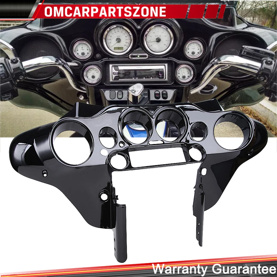 Vivid Black Batwing Inner Fairing For 96-13 Harley Touring Electra Street Glide - Image 3 of 4