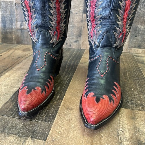 Tony Lama 6853 Fire Walker Vintage Gold Label Cowboystiefel Herren 9,5 D - Bild 9 von 12