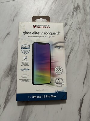 INVISIBLE SHIELD Glass Elite Visionguard iPhone 12 Pro Max Screen ...