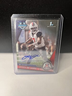2023 BOWMAN CHROME U JAYDEN DE LAURA Auto ARIZONA 