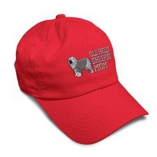 Soft Women Baseball Cap Old English Sheepdog Mom Embroidery Dad Hats for Men
