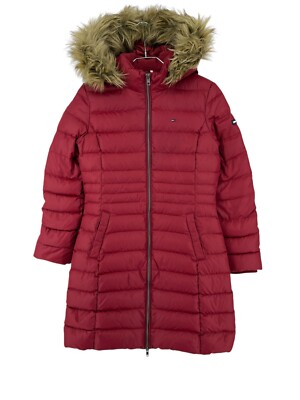 Mantel Daunenjacke Tommy Hilfiger Damen Rot Tommy Hilfiger