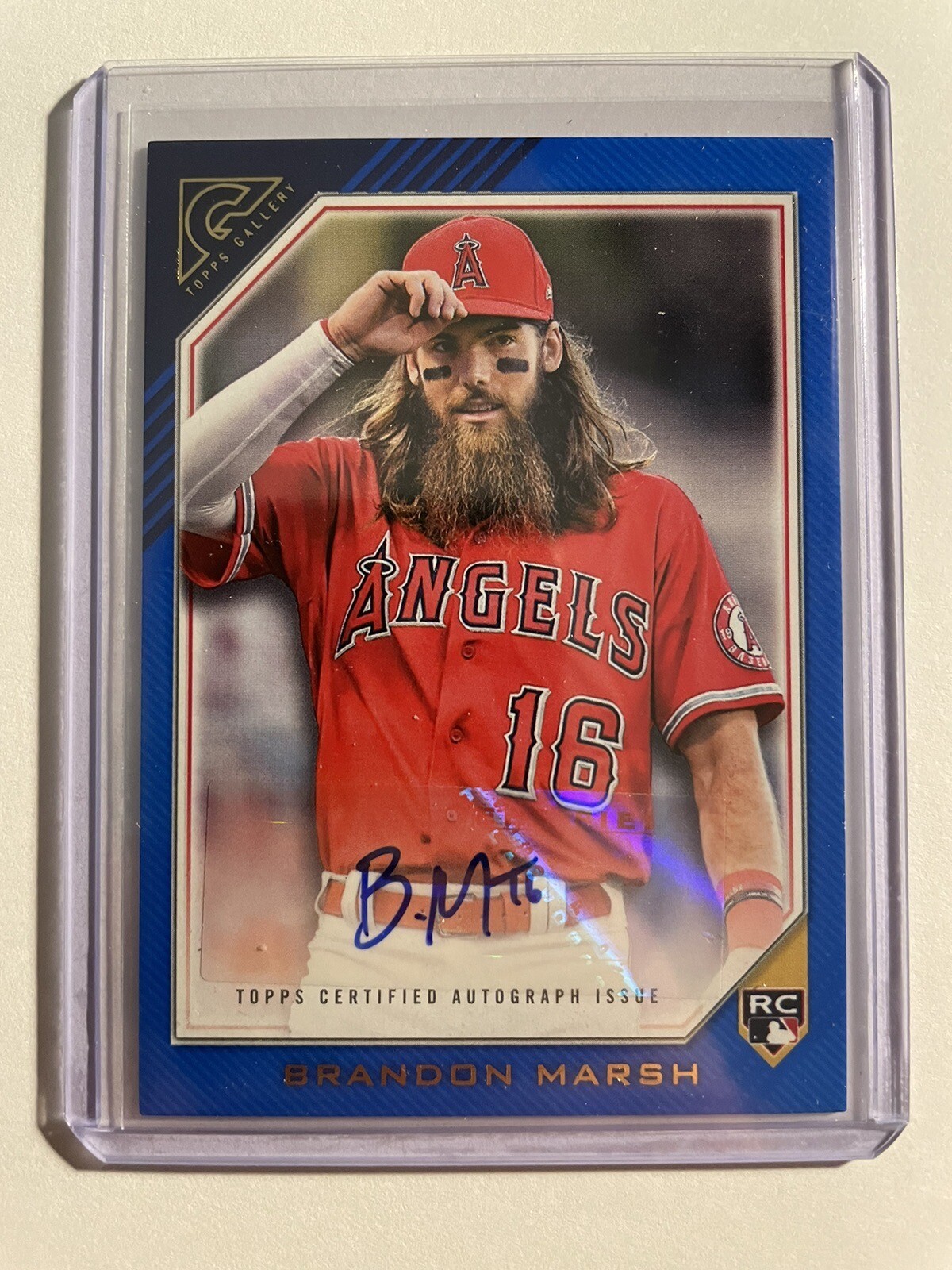 Brandon Marsh Los Angeles Angels 2022 Topps Gallery Baseball
