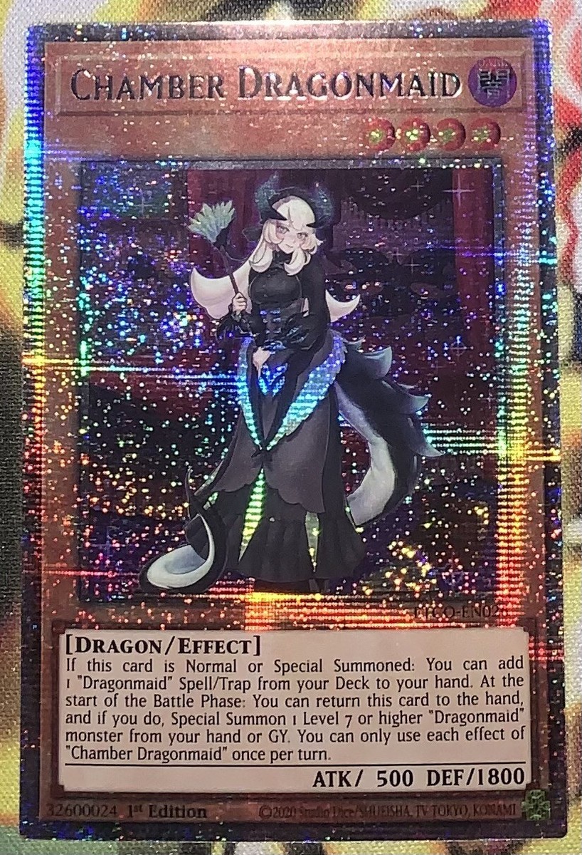 遊戯王CHAMBER DRAGONMAID 20TH SECRET RARE 遊戯王CHAMBER DRAGONMAID 20TH SECRET RARE Chamber Dragonmaid