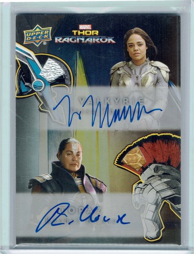 Thor Ragnarok Dual Autograph Costume Card ADA2 Tessa Thompson & Rachel House - Picture 1 of 3