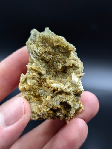 Unique Gypsum Crystal Cluster -White,Gray,Yellow, 31g, 56x35mm, Found in Ukraine - Picture 6 of 8