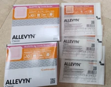 Smith and Nephew 66800270 Allevyn Gentle Border Dressing 3x3" Lot of 23