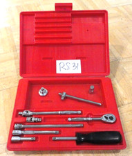 SNAP-ON TOOLS 11 PIECE 1/4 DRIVE EXPANDABLE GENERAL SERVICE SET 107ATMPB + 3 EXT