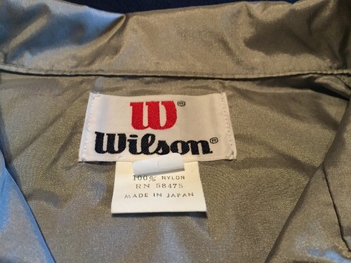 Vintage Men's Wilson Windbreaker Track Jacket Size Large - Picture 8 of 12