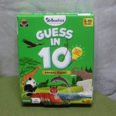 ANIMAL PLANET game Guess in Ten animal trivia Skillmatics educational 2012