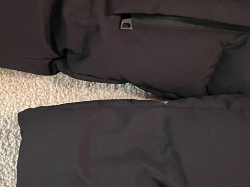 Auth. Moncler Down-Filled Coat w/Fox Fur Trimmed Hood-48 Inches Long Size 1 Sm. - Picture 14 of 15
