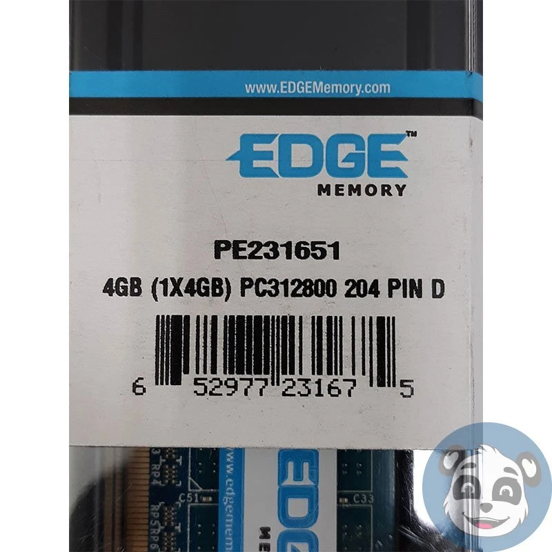 Edge Memory 4GN622R08, 4GB (1x4GB) PC3 12800 204 PIN D , NEW - Image 2 of 3