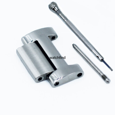Screw Solid Stainless Steel Half-Link for BALLON BLEU Bracelet Watch Band Strap