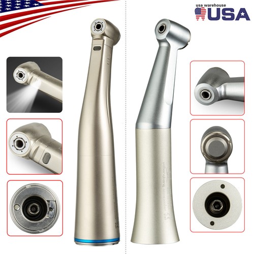 Dental (LED ) Slow low Speed Contra Angle Handpiece Push 1:1 Fit NSK Style - Picture 2 of 34