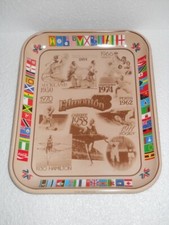 Original Coca-Cola Tablett Metall Kanada 1978 COMMONWEALTH GAMES EDMONTON
