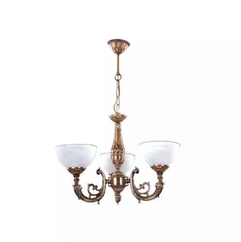 Deckenleuchter Antique Lüster Kronleuchter Deckenlampe Lampe Glas Gold