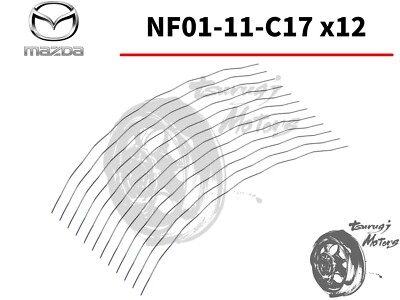 MAZDA GENUINE RX7 FD 3S 13B ROTARY ENGINE SPRING SIDE SEAL SET OF 12 peace OEM