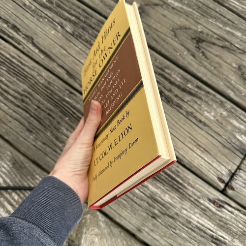 First Aid Hints for the Horse Owner BY W.E. Lyon (rn) Vintage Horse Book - Picture 5 of 10