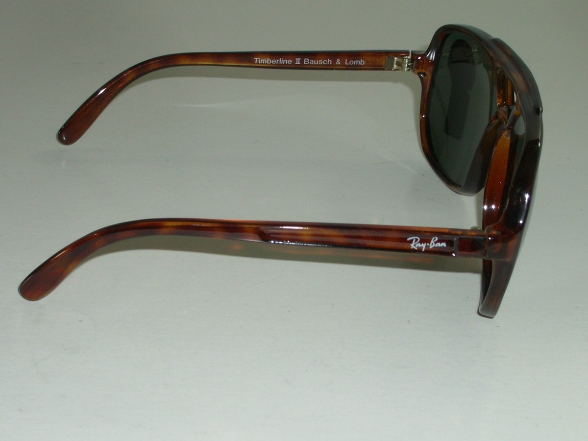 VINTAGE B&L RAY BAN G15 CRYSTAL TORT TIMBERLINE II TRADITIONALS