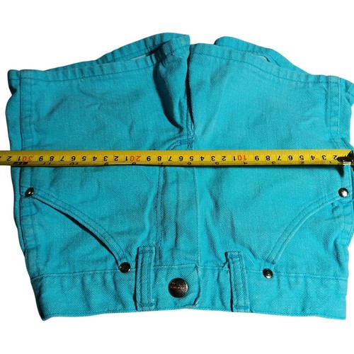 Vintage 1960's Girls 6 20W Maverick Blue Bell Denim Rockabilly Shorts Sanforized - Picture 9 of 10