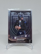 Zach Wilson 2021 Panini Prizm Draft Picks Football Crusade #168 BYU Jets  C5C