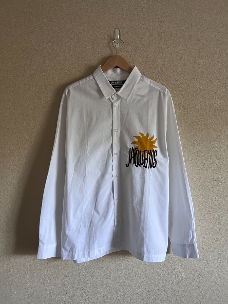 Jacquemus La Chemise Baou Button Down Shirt Size 52 White - Main Image