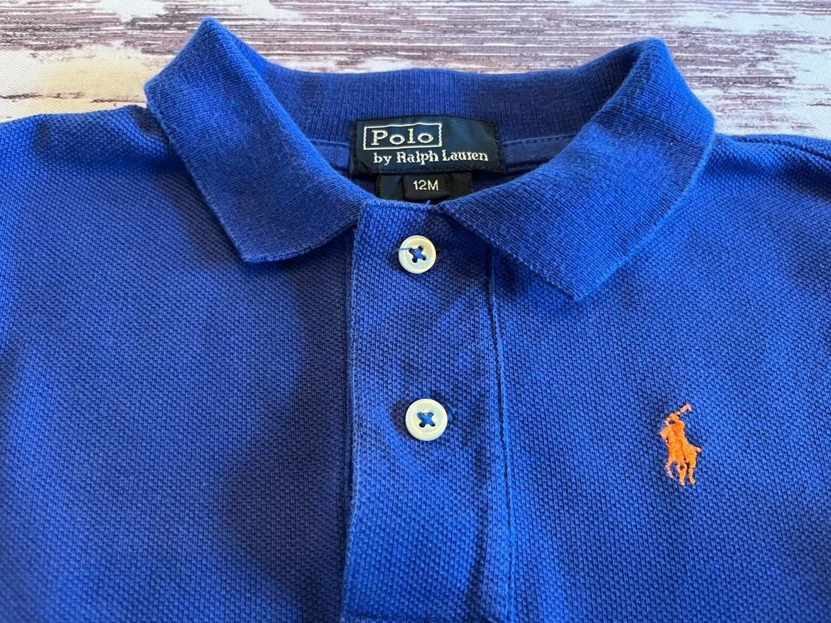boys royal blue polo
