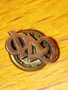 老式phi Delta Theta 博爱联谊会翻领胸章螺丝夹学院 Ebay
