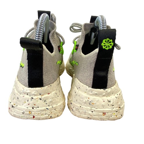 Nike Space Hippie 01 M sz7 W 8.5 Shoes Vast Grey Black Electric Green DJ3056-004 - Picture 5 of 11