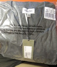 GOODFELLOW  CO PULLOVER V-NECK SWEATER MEN Zodiac Night Grey NEW SIZE XL 1L 