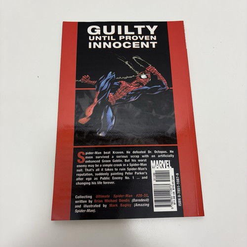 Ultimate Spider-Man Volume 5: Public Scrutiny - Marvel Comic Book Graphic Novel - Foto 2 di 3