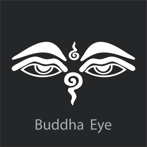 BUDDHA EYE - Car Window Computer Decal Sticker - Sizes And Colors - Picture 2 of 15