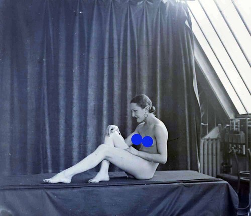 photo NEGATIF verre NUDE EROTIC c. 1920 / 13 x 6 cm / risque sexy nude / 80 - Picture 3 of 3