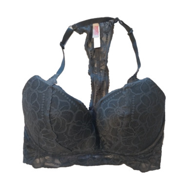 Victoria Secrets PINK T Back Bra Padded Underwire Pigeonnant SIZE MEDIUM D-DD