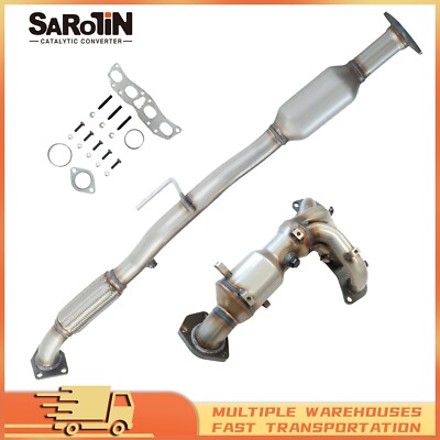 2X Front & Rear For Nissan Altima 2013 - 2018 2.5L Catalytic Converter