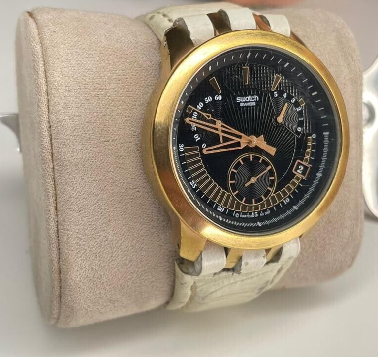ほーりー　スウォッチ　1993年 Swatch Watch PEOPLE GZ126 New Old Stock 1993 with Case ~ One