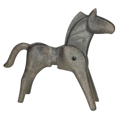 Cheval Playmobil Marron Foncé - Figurine Compatible Nombreuses Sets (3124x, 3406, Etc.) - Occasion