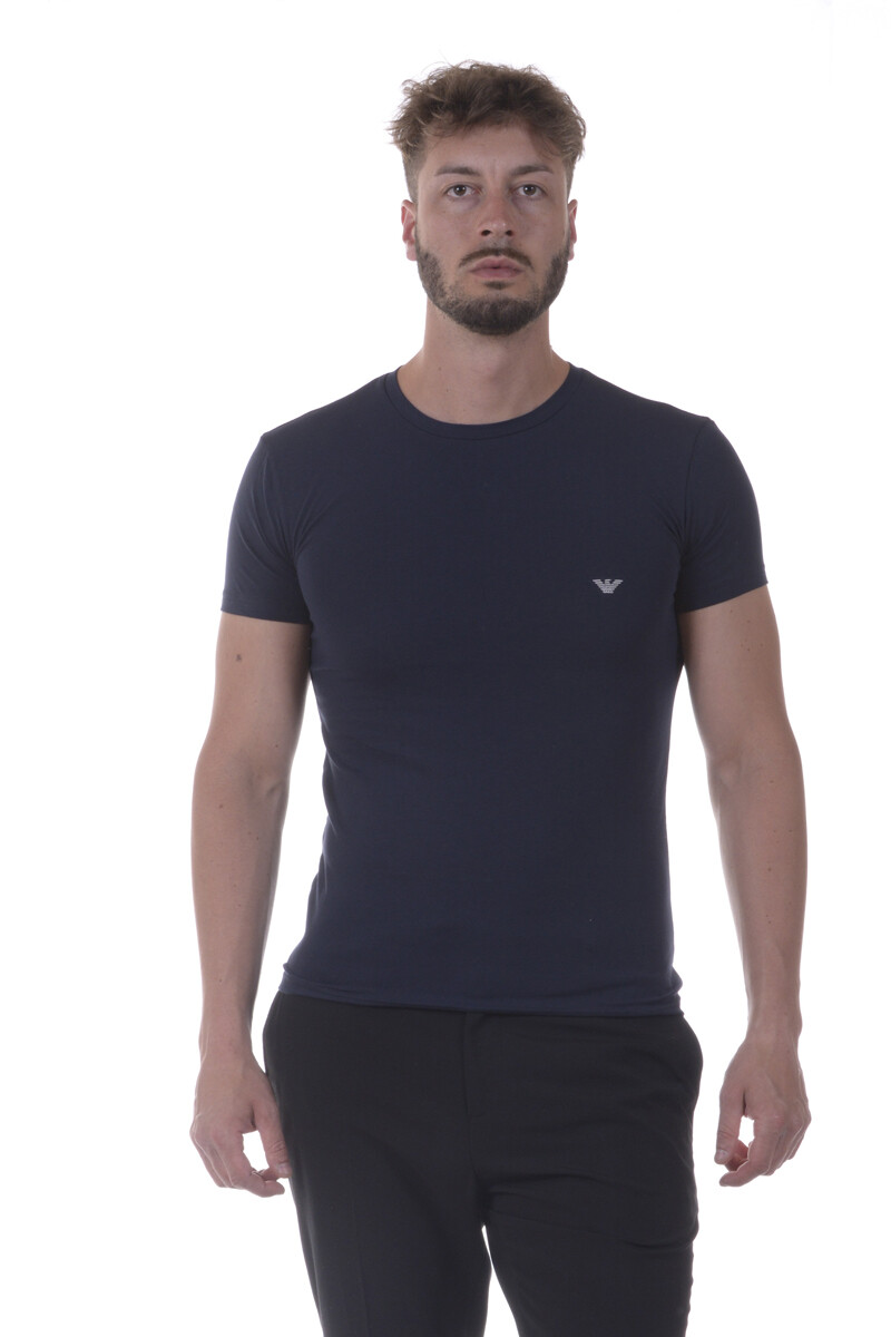 Футболка-свитшот Emporio Armani Мужская синяя 1110357P512 135 Sz L СДЕЛАТЬ ПРЕДЛОЖЕНИЕ
