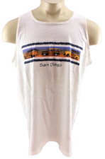 Vintage 90s San Diego Woody Classic Car Souvenir graphic tank top XL USA MADE