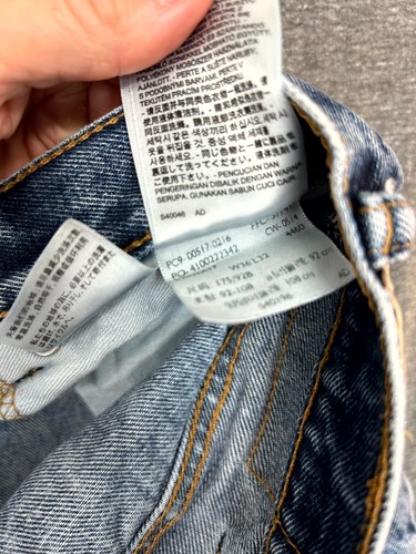 Vintage Levi's 517 Bootcut Jeans Mens 36 X 32 Blue Denim Cotton Mid-Rise Zip Fly - Picture 10 of 11