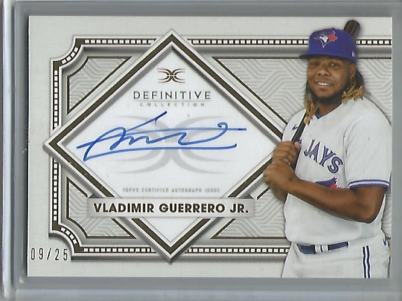 Vladimir Guerrero Jr. 2022 Topps Definitive Collection Autograph