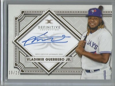 Vladimir Guerrero Jr ルーキー直筆サインカード　25枚限定！ Vladimir Guerrero Jr. 2022 Topps Definitive Collection Autograph