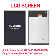 Newest 7 Inch LCD Screen Assembly For Steam Deck 2022 64GB/128GB/256GB Display