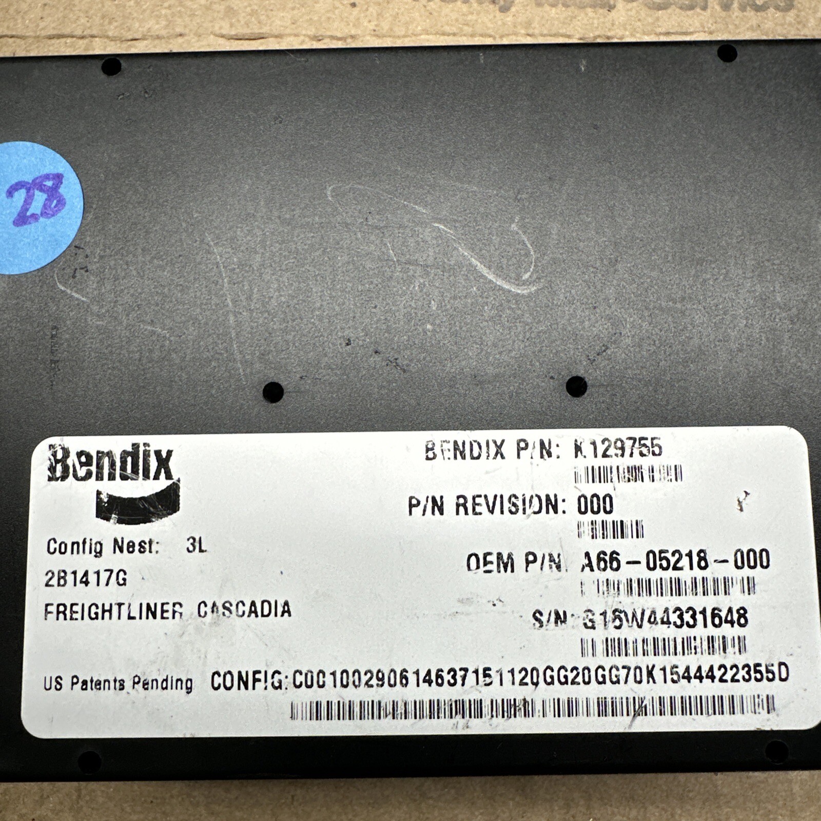 Bendix Lane Guidance ECU Module - P/N A66-05218-000 K129755 (LOT 
