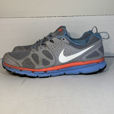 Nike Flex Trail Shield Womens Running Shoe Size 9.5 Stealth Grey Blue 537696-004