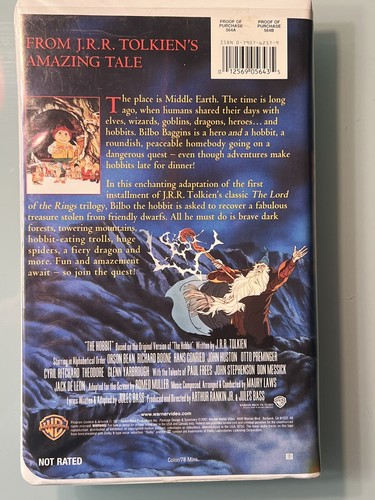 The Hobbit VHS Animated Clamshell - Picture 3 of 12