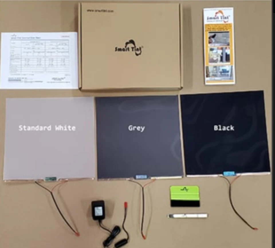 3 шт. подлинная переключаемая стеклянная умная пленка Smart Tint® производства США   - Изображение 3 из 4