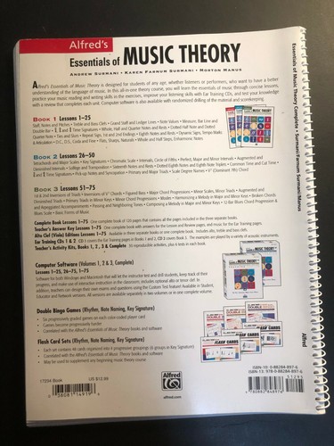 "Complete Essentials of Music Theory"1993 Music Sheet Book by A. Surmani - Picture 2 of 7