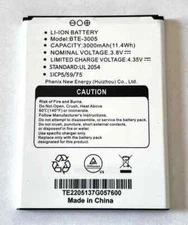 NEW Moxee M2160 MH-T6000 BTE-3005 OEM Genuine Smart Cell Phone Battery ORIGINAL