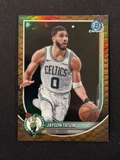 2025-26 Topps Bowman Basketball #BCV-56 Jayson Tatum Reptilian Refractor SP